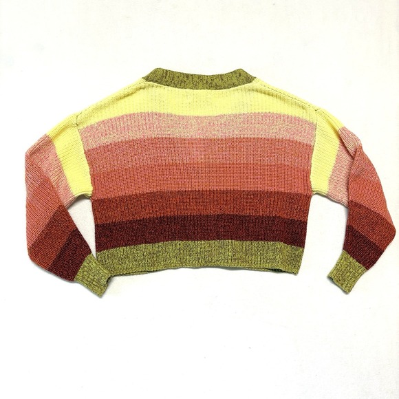 Urban Outfitters Cardigan Sweater Women S Ribbed Boho Hippie Retro Colorful NWT - Picture 6 of 11